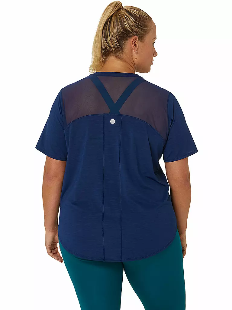 ASICS | Damen Laufshirt Road SS Top | Dunkelblau