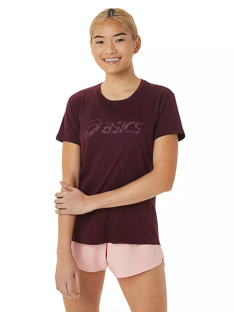 ASICS | Damen Laufshirt Runkoyo Asics Top | rot