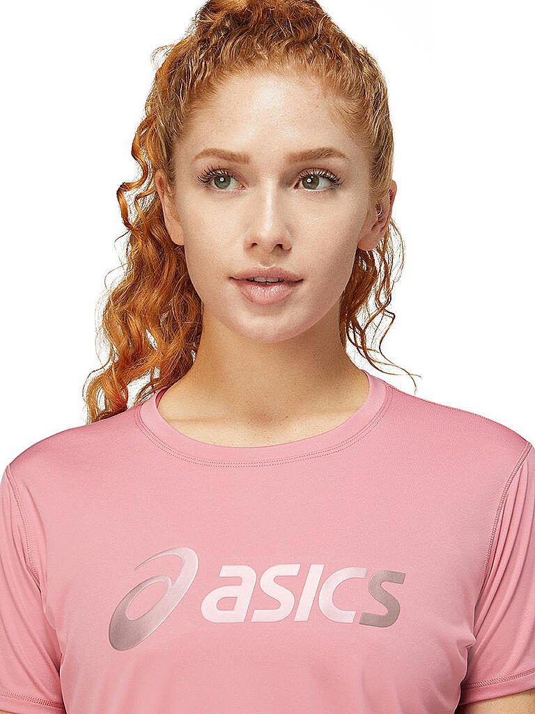 ASICS | Damen Laufshirt Silver Asics Top Nagare | rosa