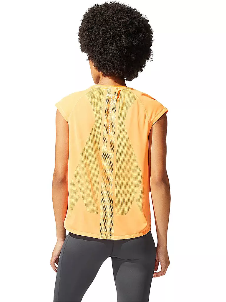 ASICS | Damen Laufshirt Ventilate Crop Top | orange