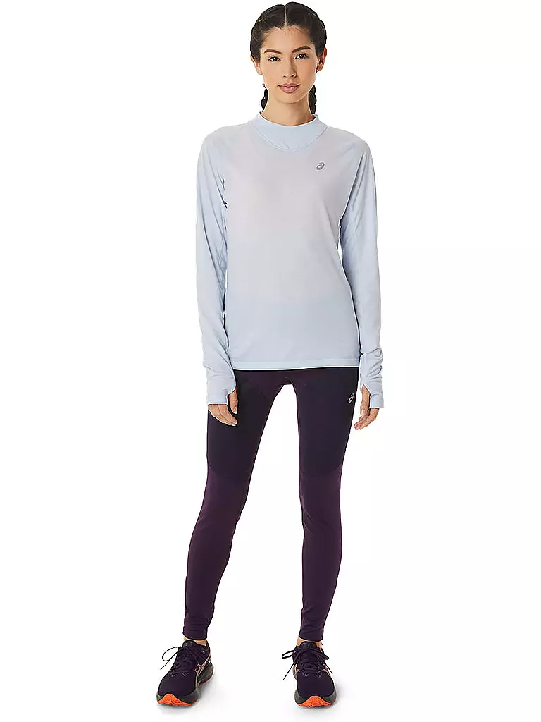 ASICS | Damen Laufshirt Winter Run LS Top | hellblau