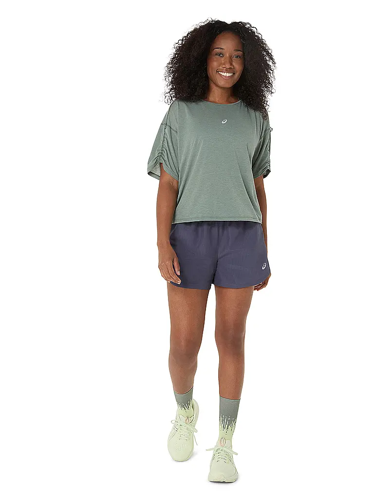 ASICS | Damen Laufshort Nagino Run Adjustable 4inch | dunkelblau