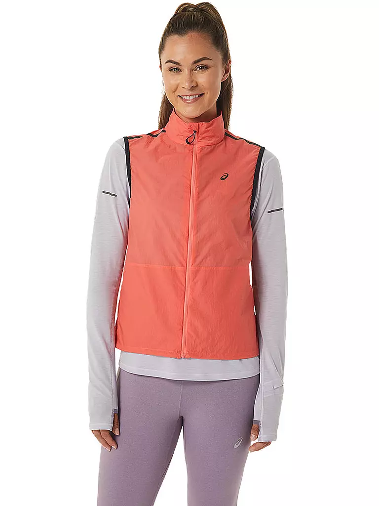 ASICS | Damen Laufweste Metarun™ Packable Vest | koralle