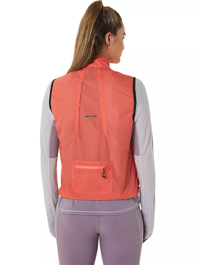 ASICS | Damen Laufweste Metarun™ Packable Vest | koralle