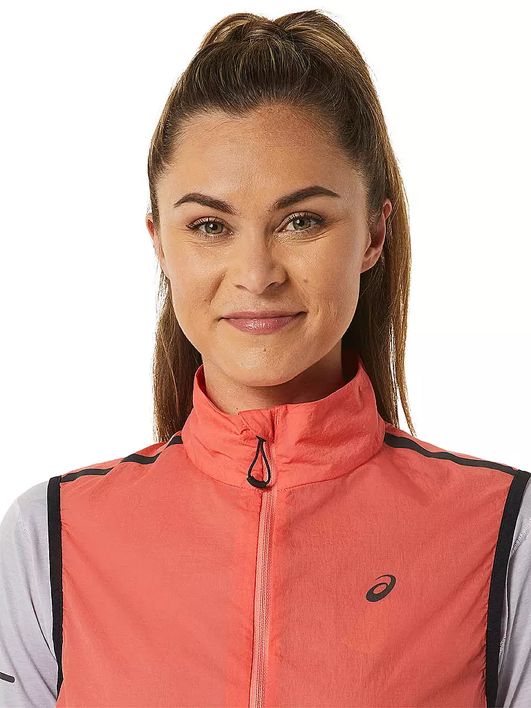 ASICS | Damen Laufweste Metarun™ Packable Vest | koralle