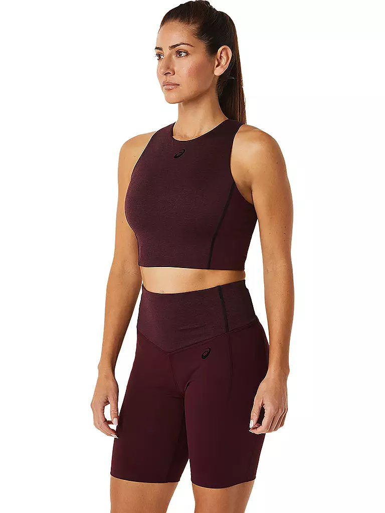 ASICS | Damen Top Flexform Color Block Bra | dunkelrot