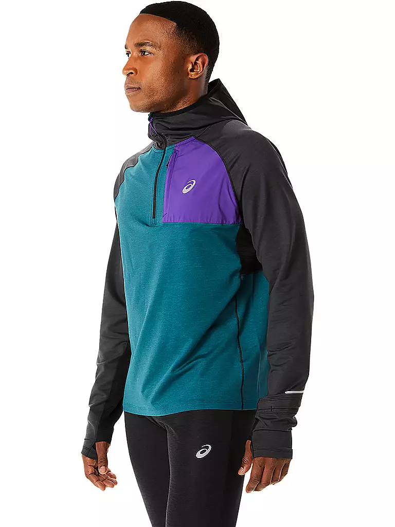 ASICS | Herren Laufhoodie Winter Run LS | petrol