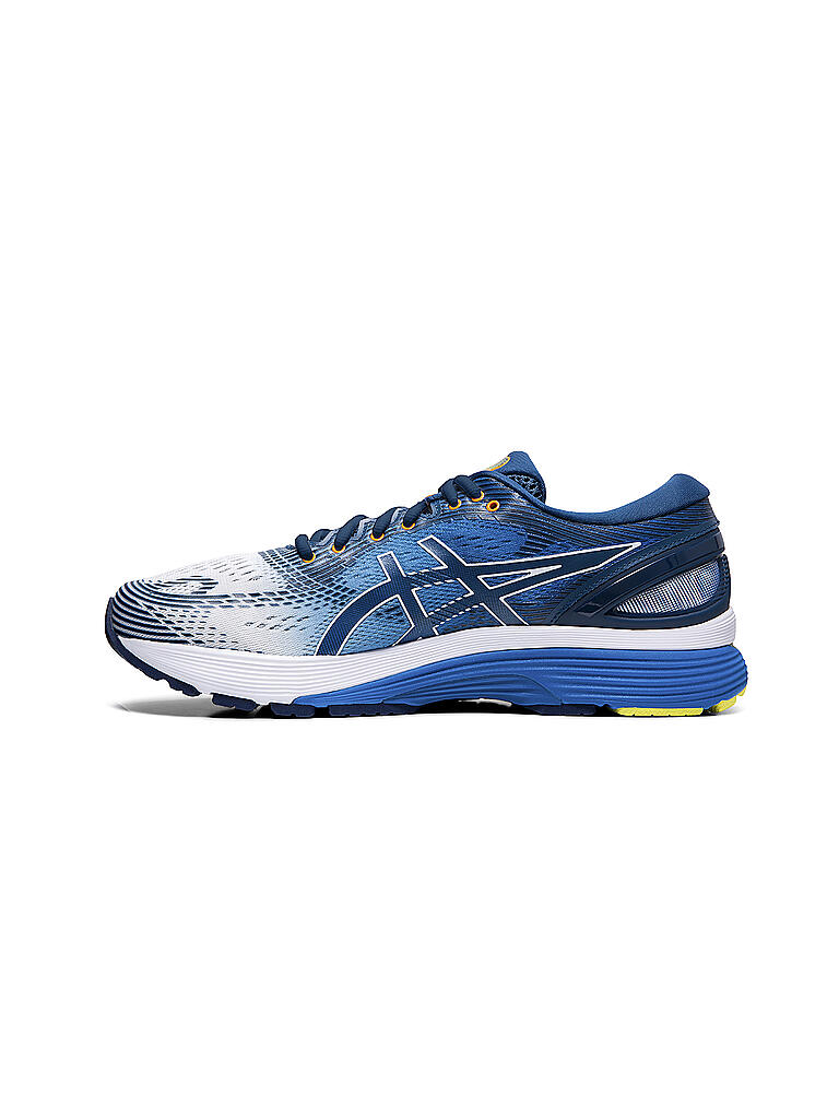 ASICS | Herren Laufschuh Gel Nimbus 21 WHITE / LAKE DRIVE | 