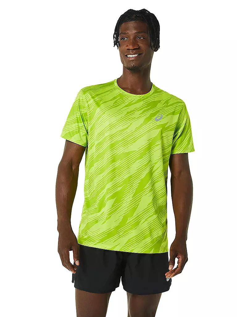 ASICS | Herren Laufshirt Core All Over Print | grün