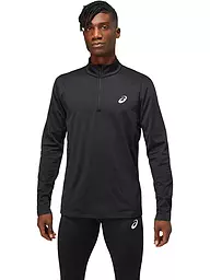 ASICS | Herren Laufshirt Core LS 1/2 Zip Winter | schwarz