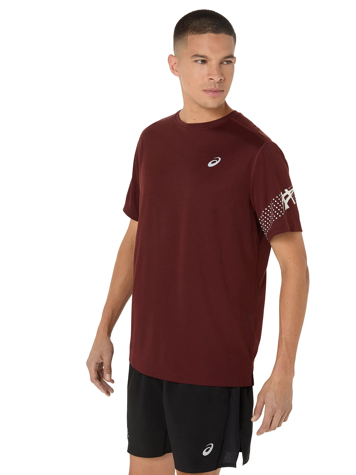 ASICS | Herren Laufshirt Icon | dunkelrot