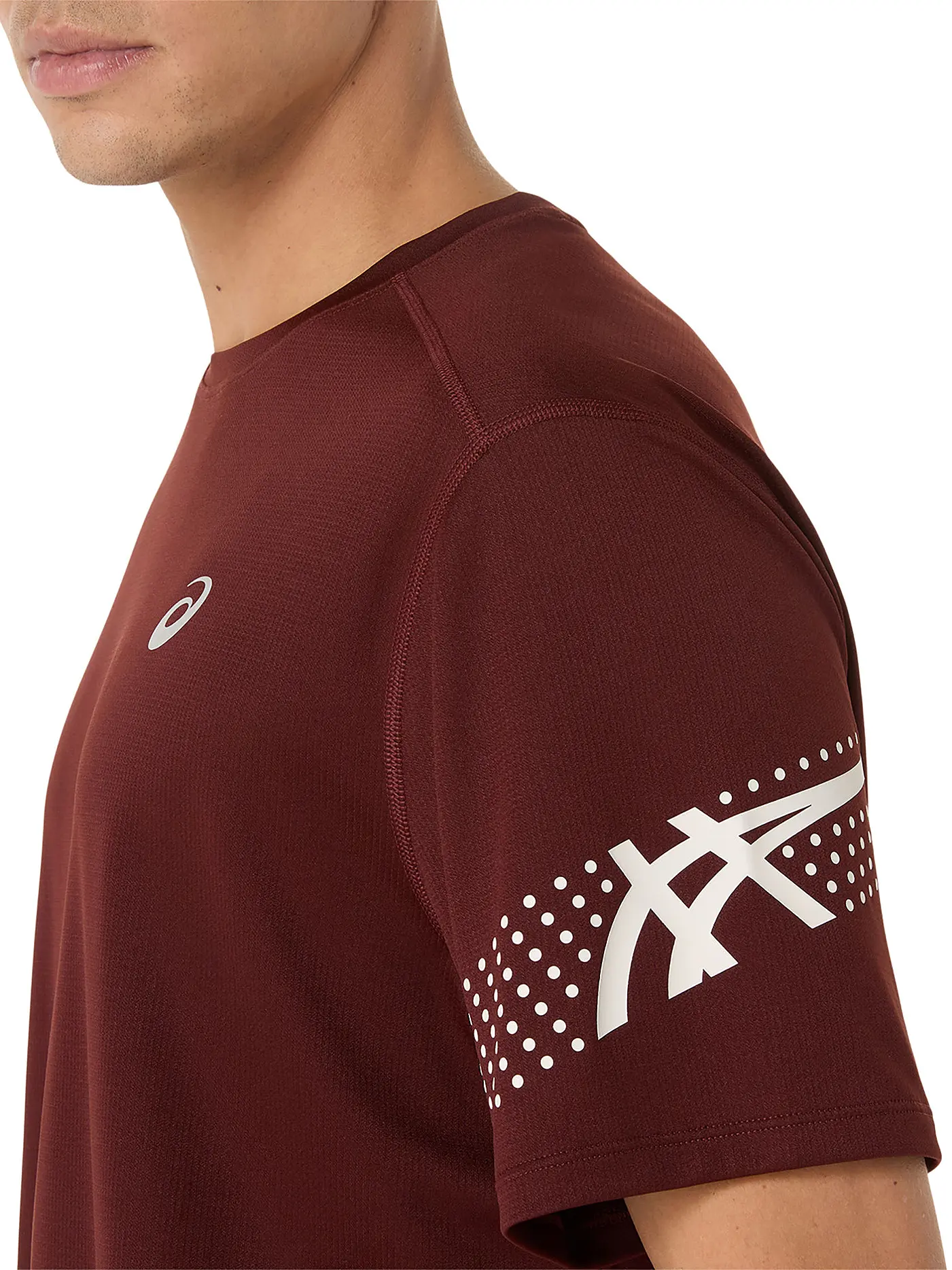 ASICS | Herren Laufshirt Icon | dunkelrot