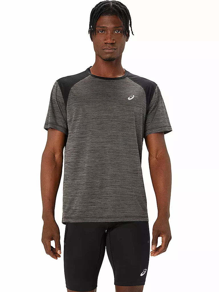 ASICS | Herren Laufshirt Road SS Top | schwarz