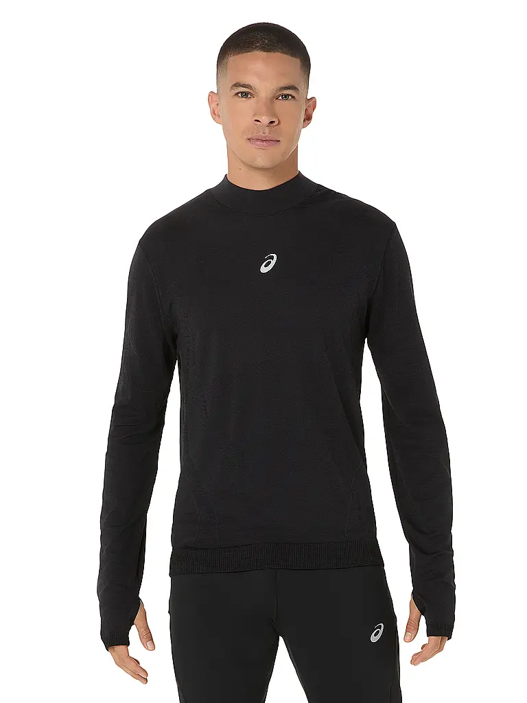 ASICS | Herren Laufshirt Road Winter Seamless | schwarz