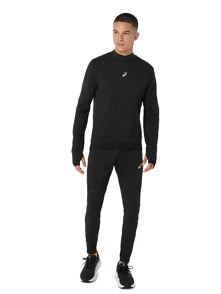 ASICS | Herren Laufshirt Road Winter Seamless | schwarz