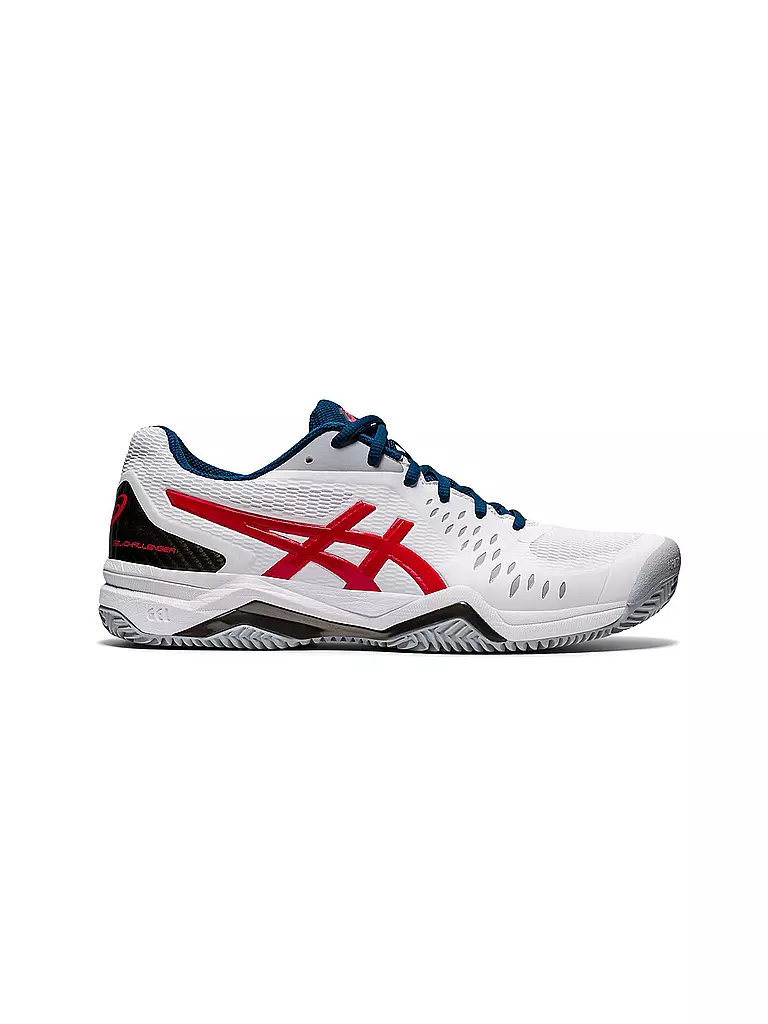 ASICS | Herren Tennisschuhe GEL-Challenger™ 12 Clay WHITE/CLASSIC RED | weiß