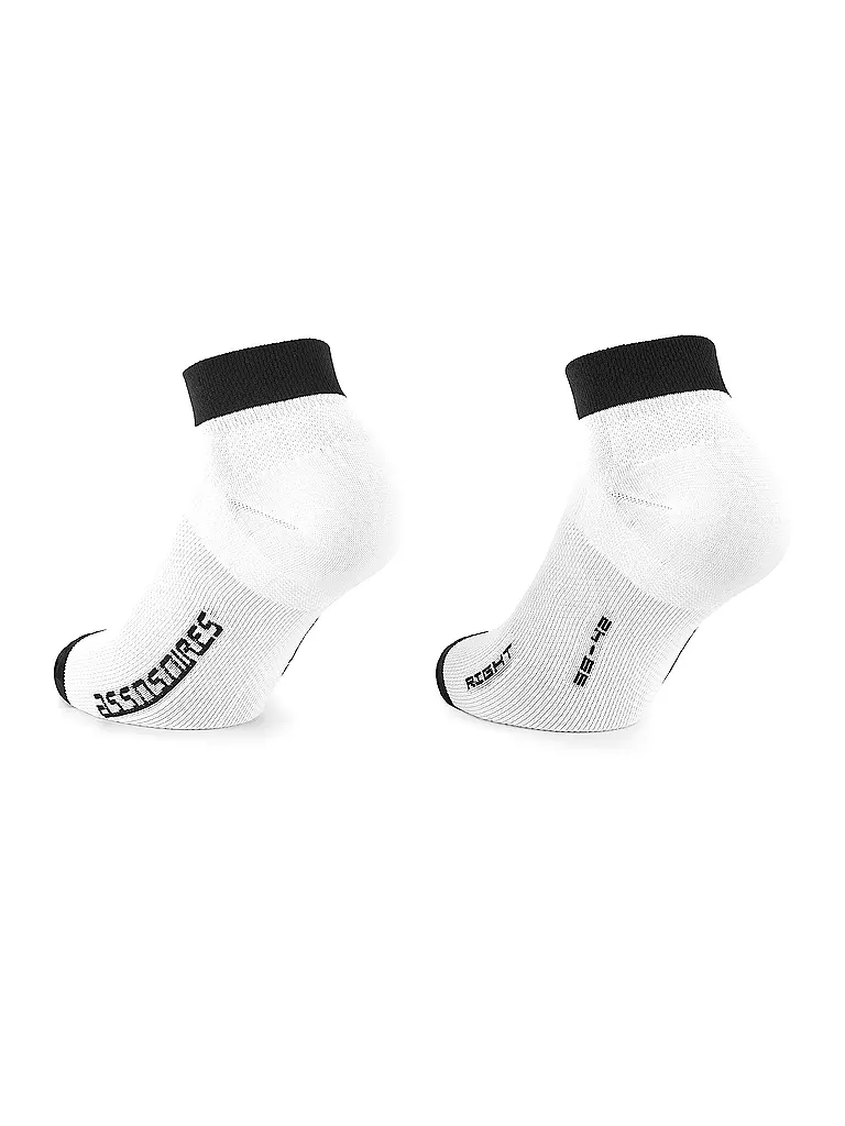 ASSOS | Damen Radsocken RS Superléger Low | weiss