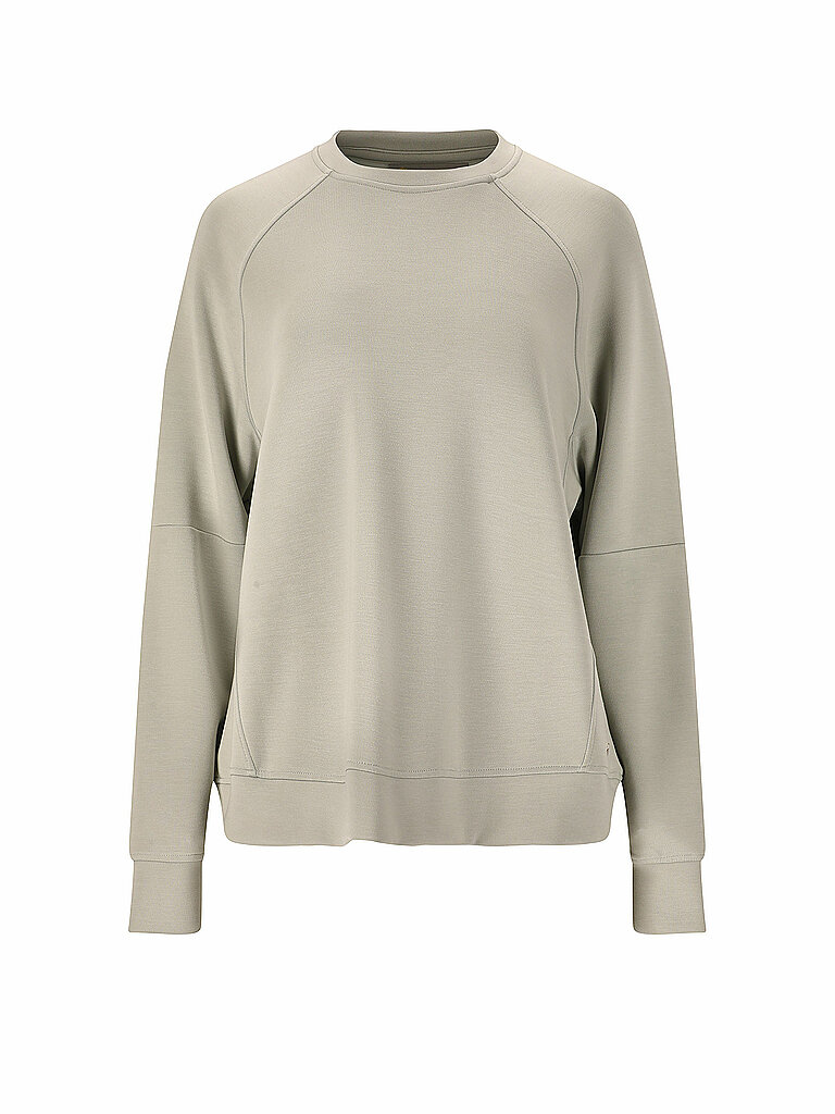 ATHLECIA Damen Fitnesssweater Jacey Crew Neck beige | 34