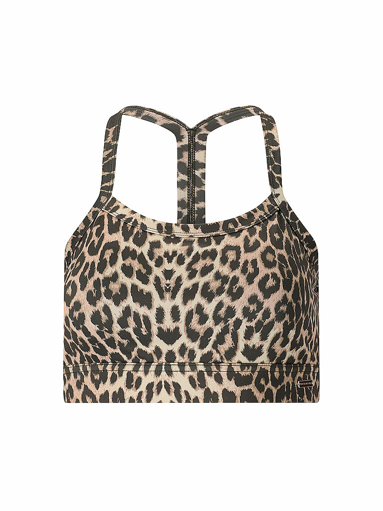 ATHLECIA Sport-BH Medium Support Polyester-Modal-Esasthan Braun