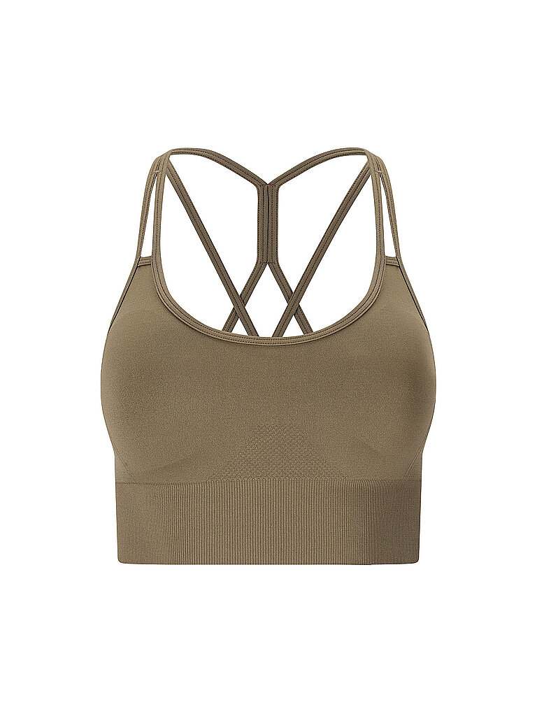 ATHLECIA Sport-BH Seamless Low Support Polyester-Modal-Esasthan Olive