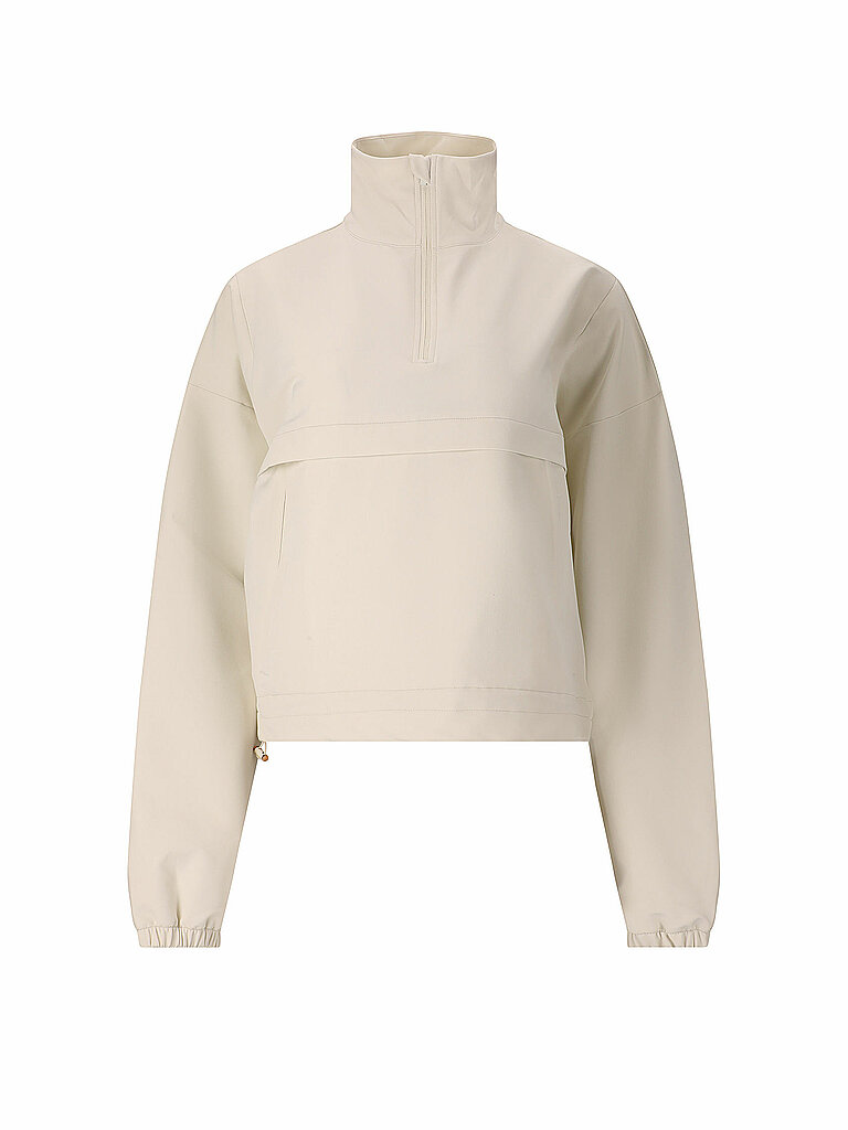 ATHLECIA Sweater Half Zip Stretch Polyester-Modal-Esasthan Creme