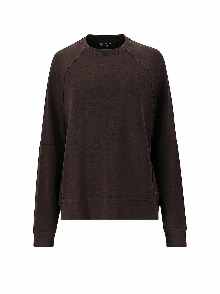 ATHLECIA Damen Fitnesssweater Jacey Crew Neck braun | 34