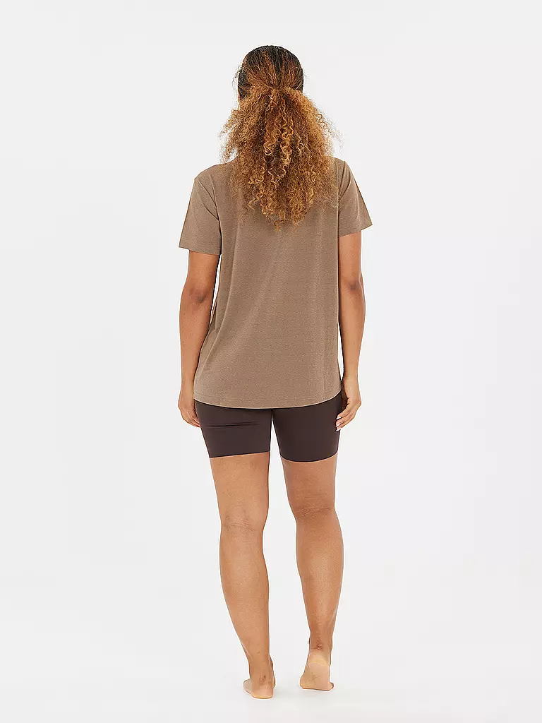 ATHLECIA | Damen Fitnessshirt Lizzy | braun