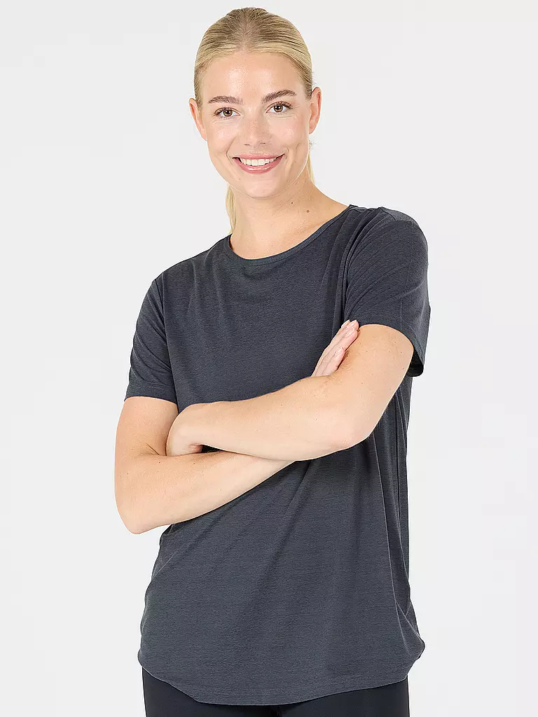 ATHLECIA | Damen Fitnessshirt Lizzy | dunkelblau