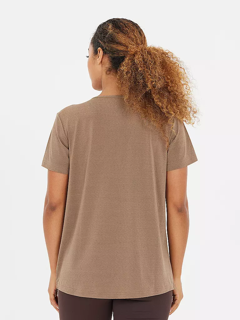 ATHLECIA | Damen Fitnessshirt Lizzy | braun