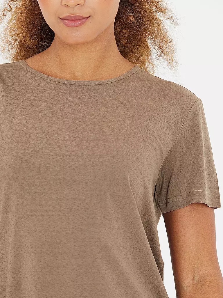 ATHLECIA | Damen Fitnessshirt Lizzy | braun
