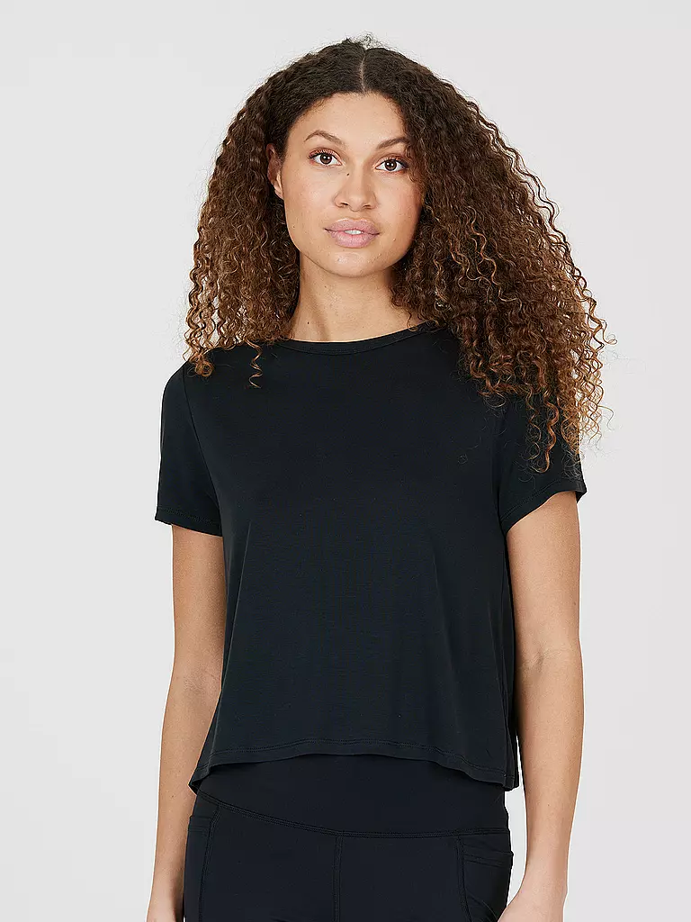 ATHLECIA | Damen Fitnessshirt Sisith | schwarz