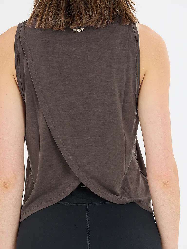 ATHLECIA | Damen Fitnesstank Haze | braun