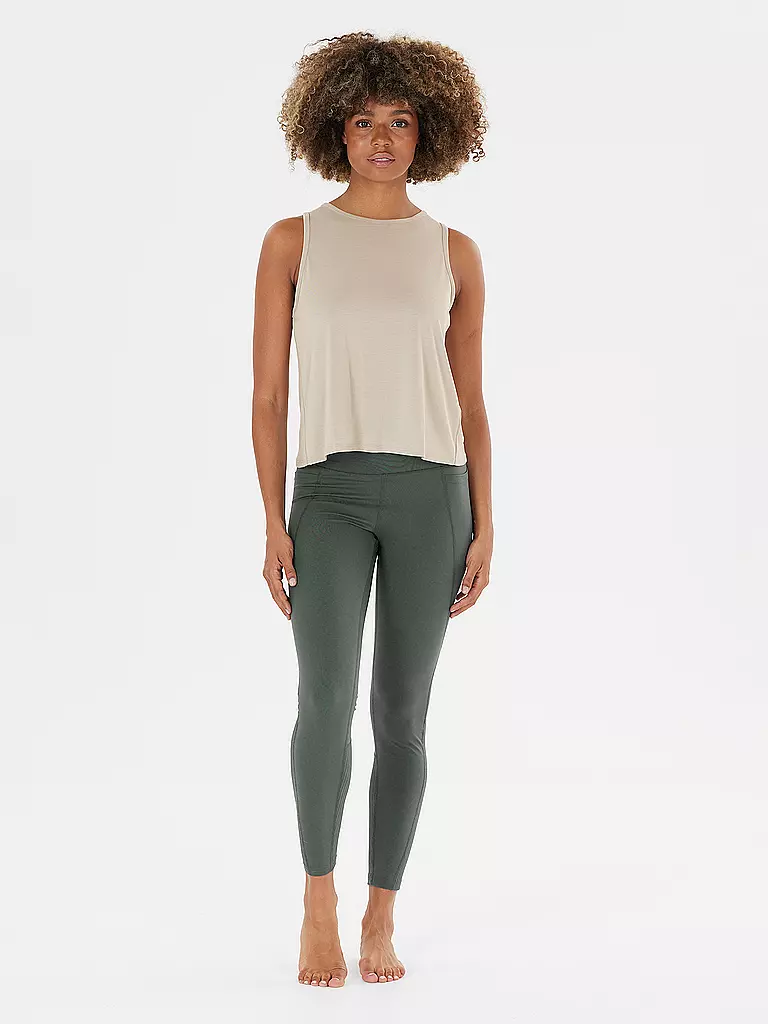 ATHLECIA | Damen Fitnesstank Haze | beige