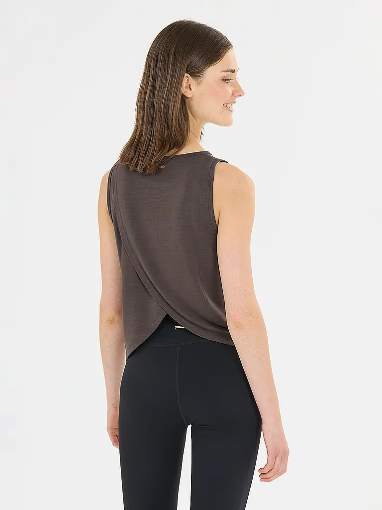 ATHLECIA | Damen Fitnesstank Haze | braun