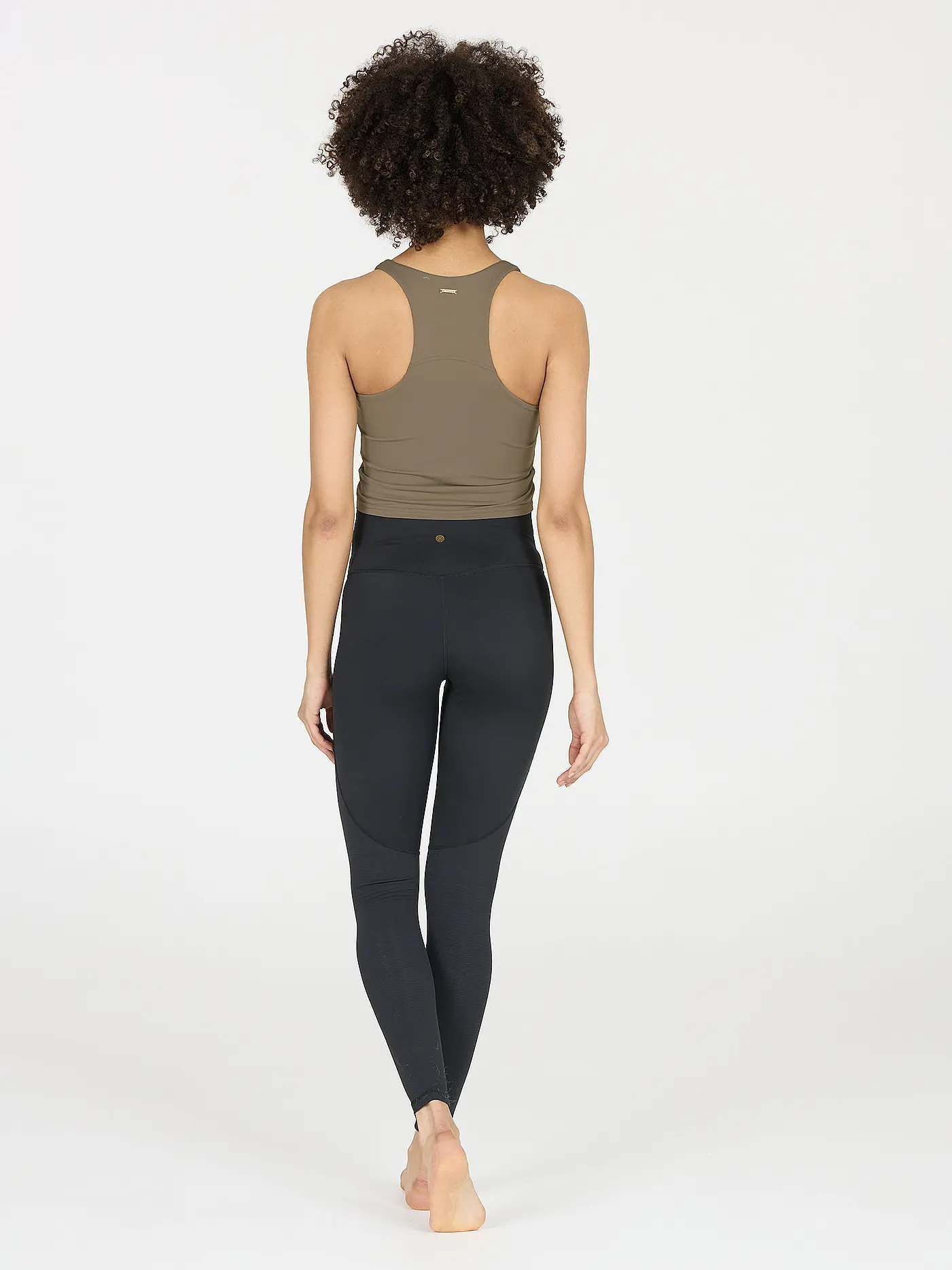 ATHLECIA | Damen Fitnesstank Rihal Cropped | olive