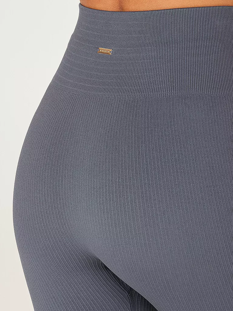 ATHLECIA | Damen Fitnesstight Aideny Seamless | dunkelblau