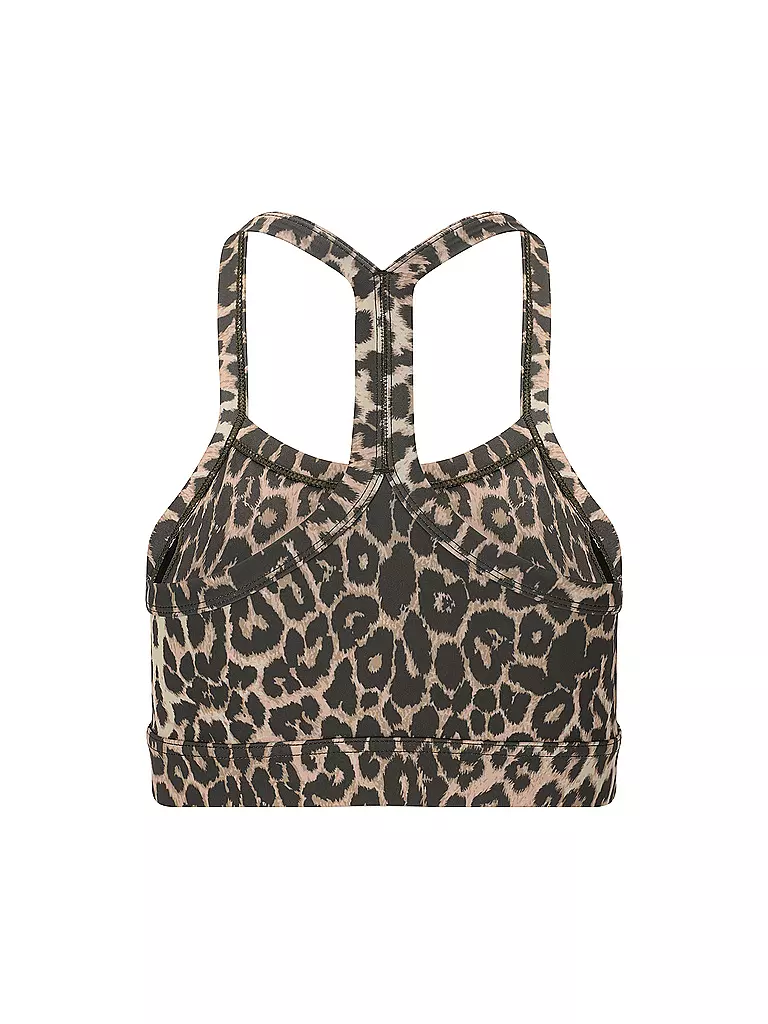 ATHLECIA | Damen Sport-BH Bloom Medium Support | braun