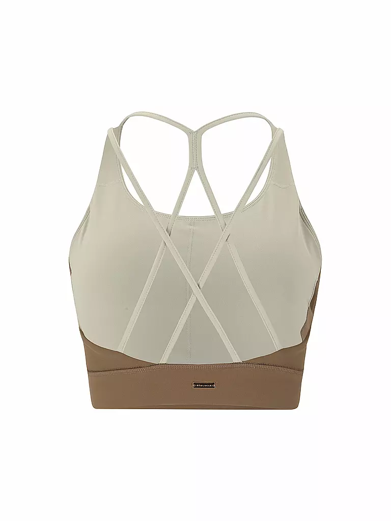 ATHLECIA | Damen Sport-BH Colorblock Medium Support | mint