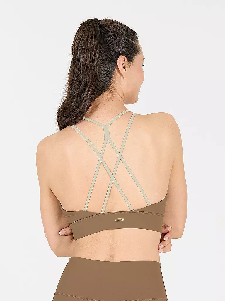 ATHLECIA | Damen Sport-BH Colorblock Medium Support | mint