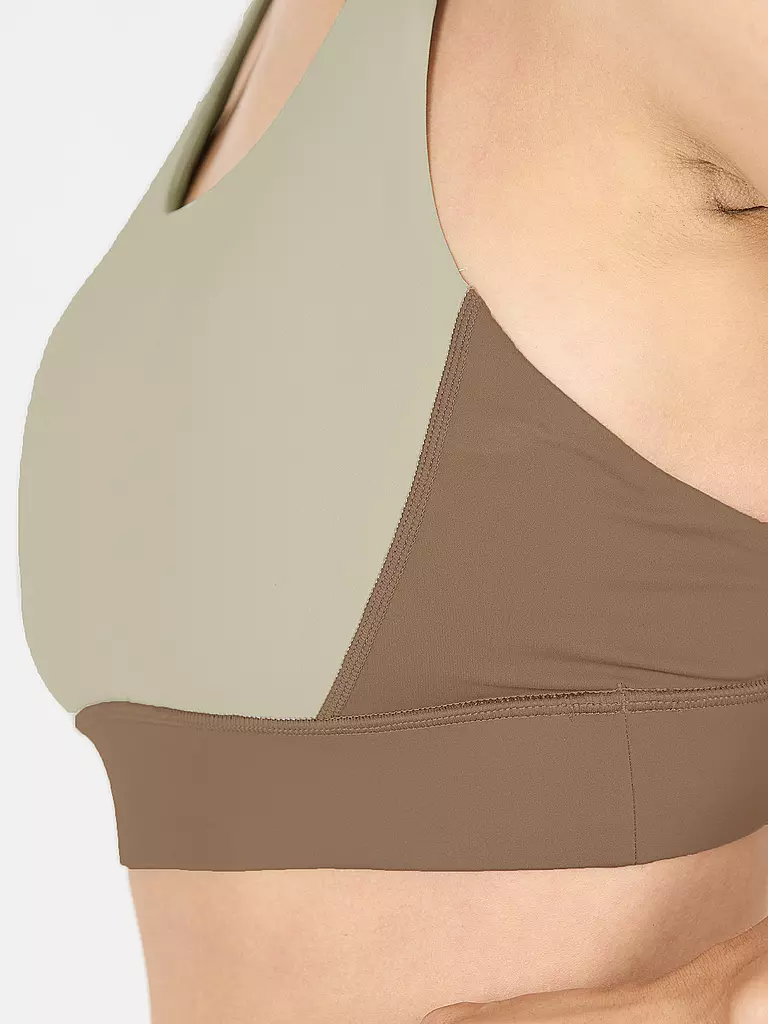 ATHLECIA | Damen Sport-BH Colorblock Medium Support | mint