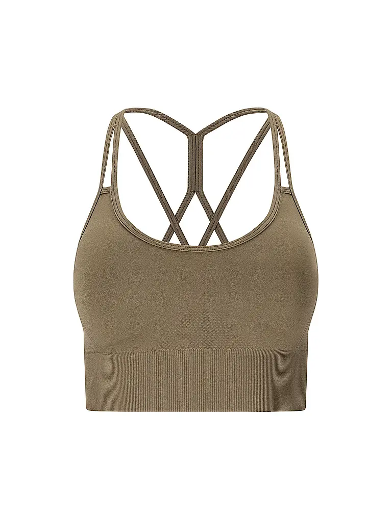 ATHLECIA | Damen Sport-BH Missor Seamless Low Support | olive