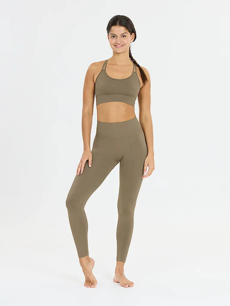ATHLECIA | Damen Sport-BH Missor Seamless Low Support | olive