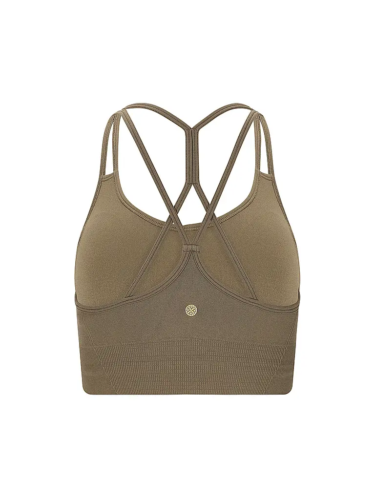 ATHLECIA | Damen Sport-BH Missor Seamless Low Support | olive