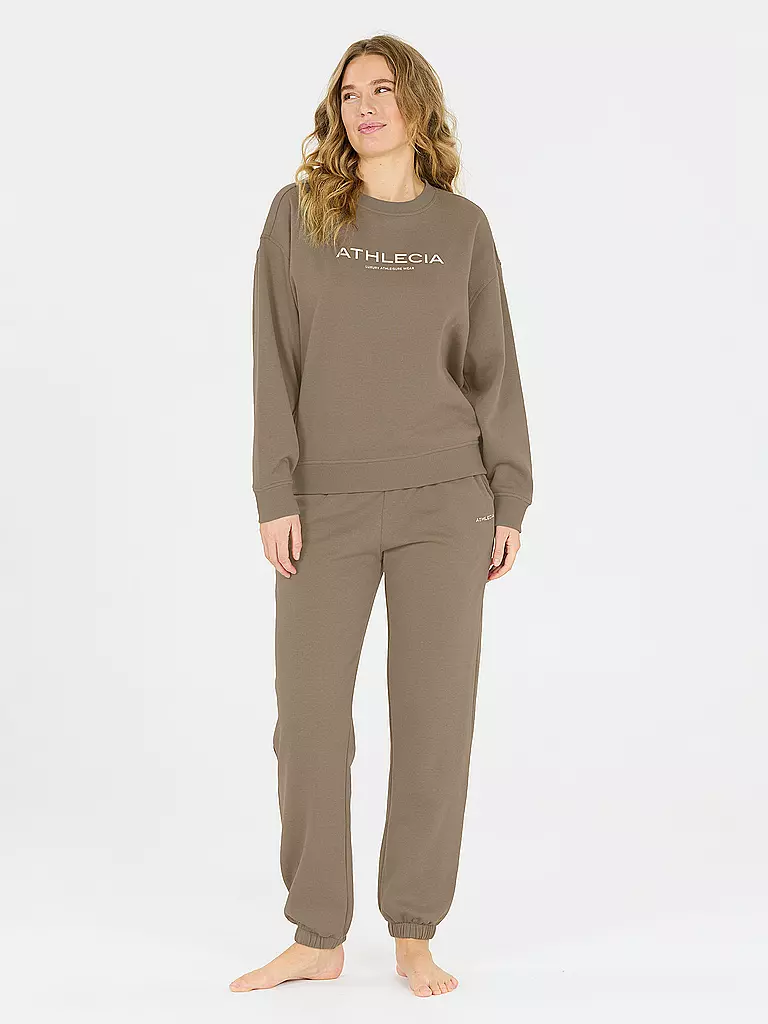 ATHLECIA | Damen Sweater Atkins Crew | dunkelgrün