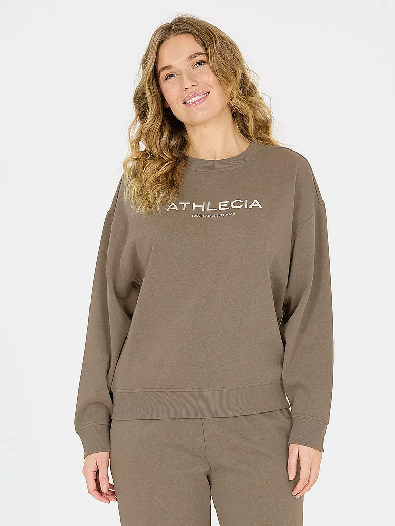 ATHLECIA | Damen Sweater Atkins Crew | dunkelgrün