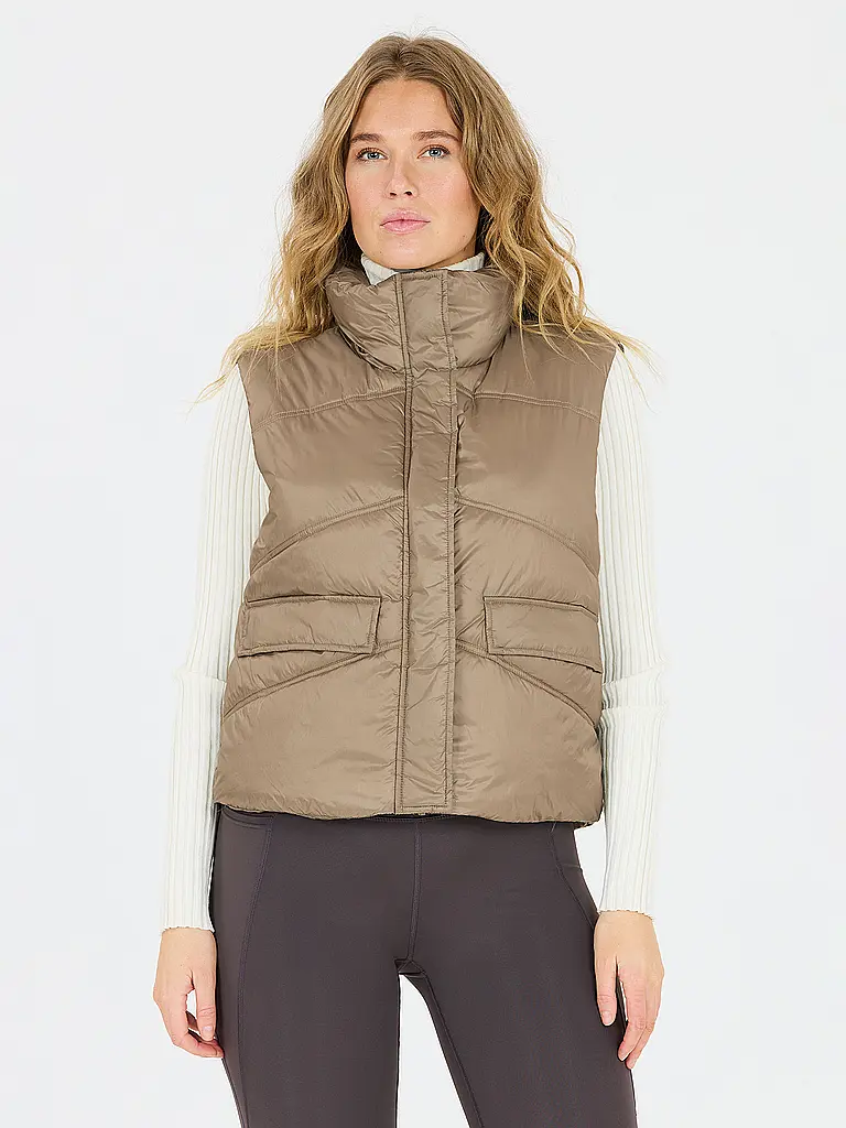 ATHLECIA | Damen Weste Chica | braun