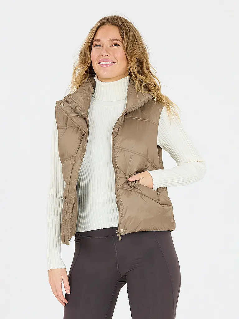 ATHLECIA | Damen Weste Chica | braun