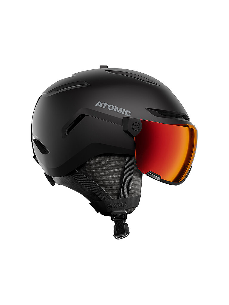 ATOMIC Skihelm SAVOR VISOR STEREO schwarz | 51-55CM