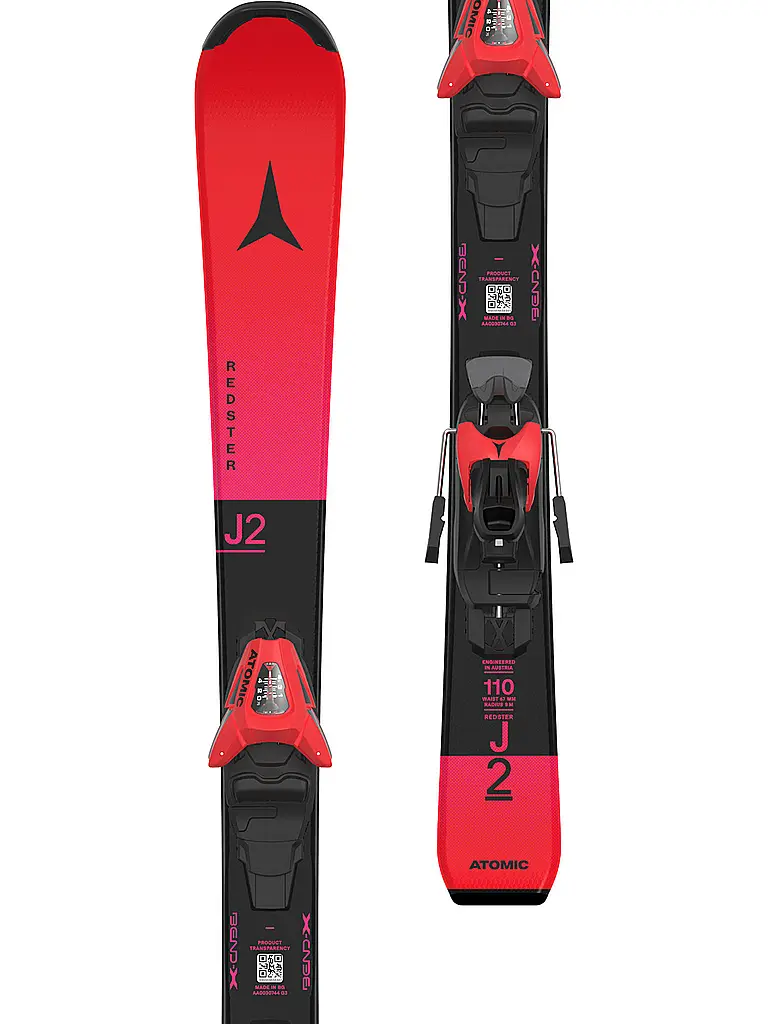 ATOMIC | Jugendski Set Redster J2 100-120 + C 5 GW | rot