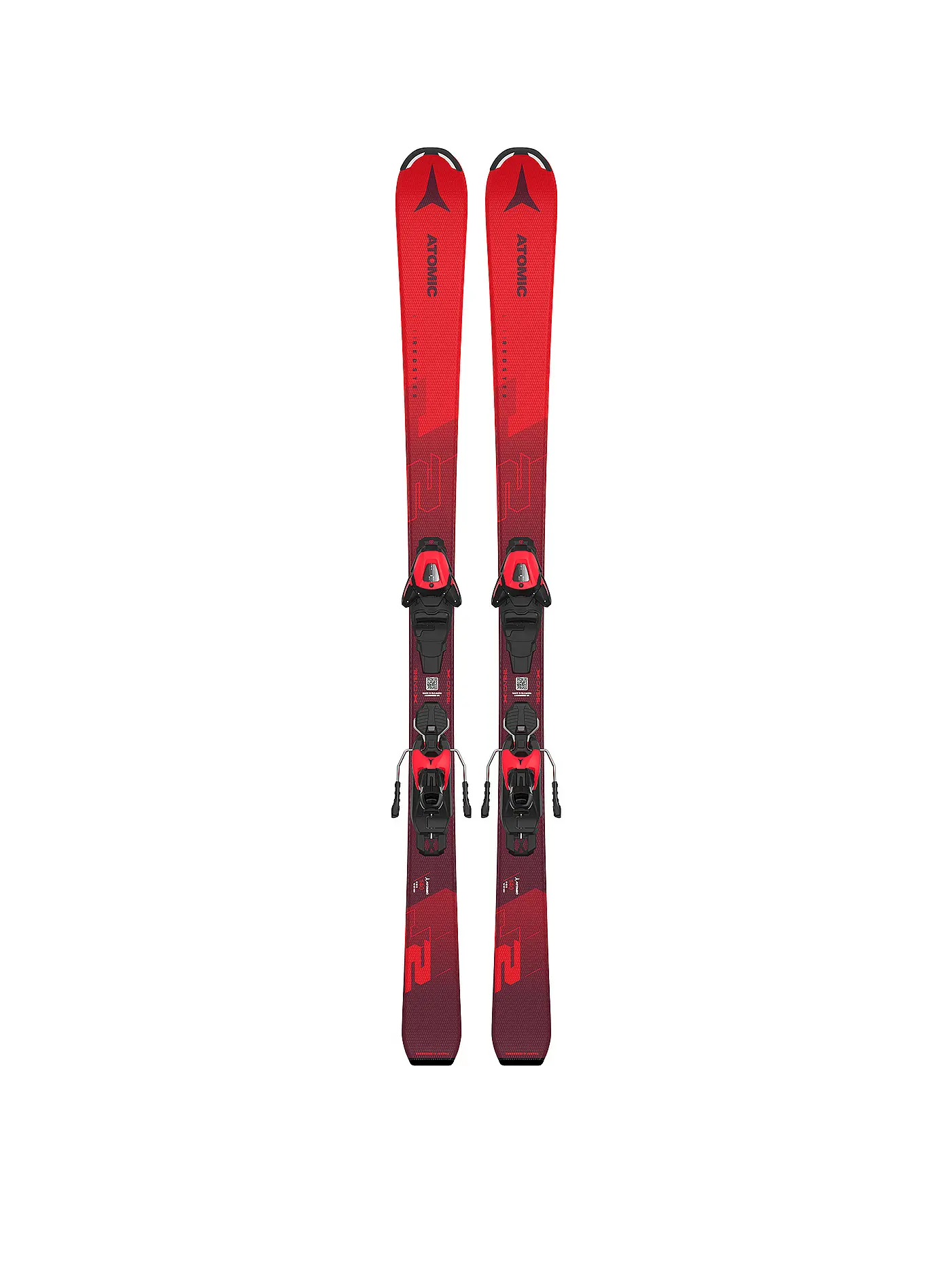 ATOMIC | Jugendski Set Redster J2 130-150 + L 6 GW | rot